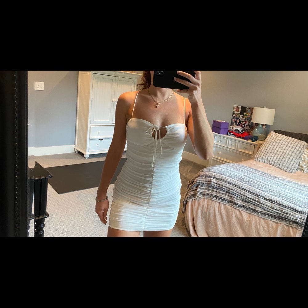 princess polly white mini dress